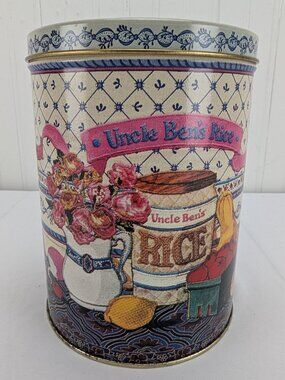 Uncle Ben s Storage Organization Uncle Bens Rice Metal Tin Uncle Ben s Storage Organization Uncle Bens Rice Metal Tin